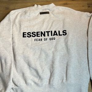 Essentials Crewneck Cream Color - 100% Authentic